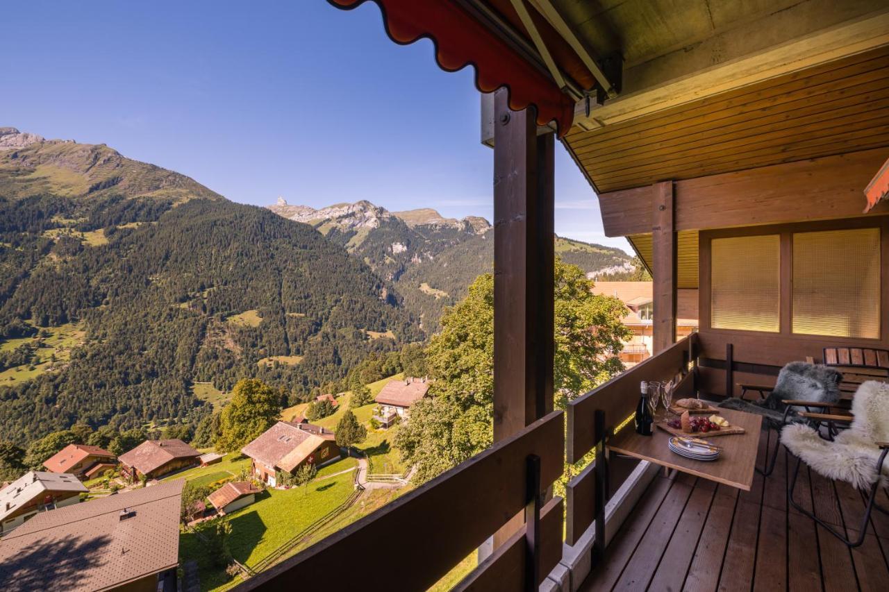 Chalet Primula Penthouse Wengen Ngoại thất bức ảnh