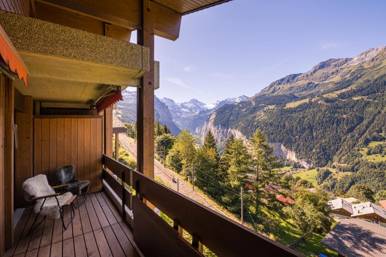 Chalet Primula Penthouse Wengen Ngoại thất bức ảnh