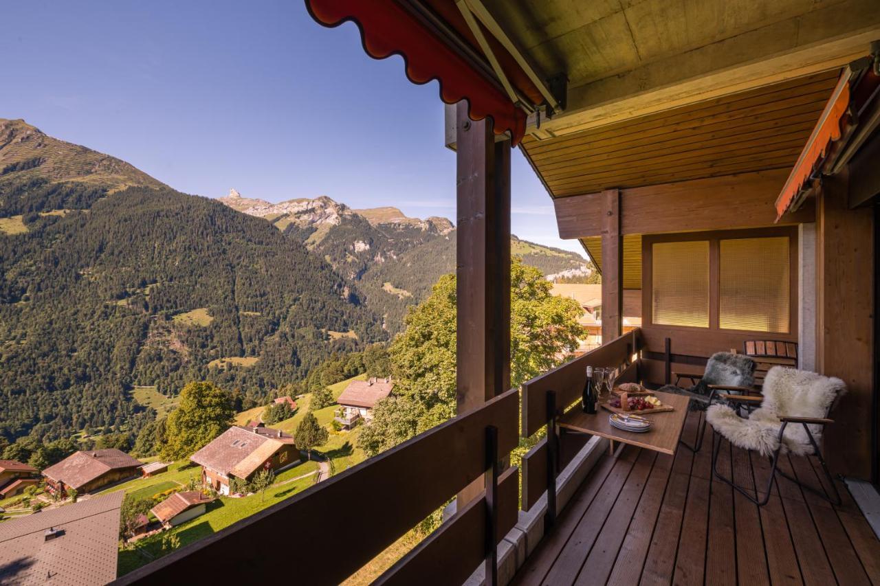 Chalet Primula Penthouse Wengen Ngoại thất bức ảnh