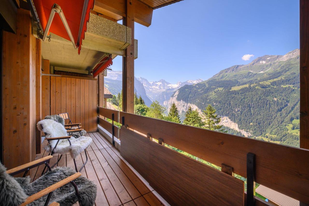 Chalet Primula Penthouse Wengen Ngoại thất bức ảnh