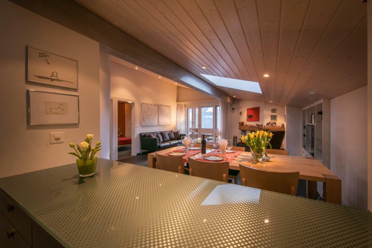 Chalet Primula Penthouse Wengen Ngoại thất bức ảnh