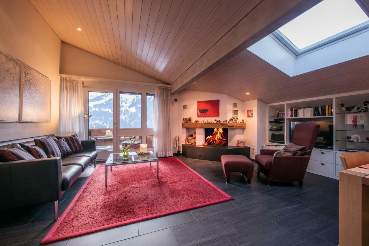 Chalet Primula Penthouse Wengen Ngoại thất bức ảnh